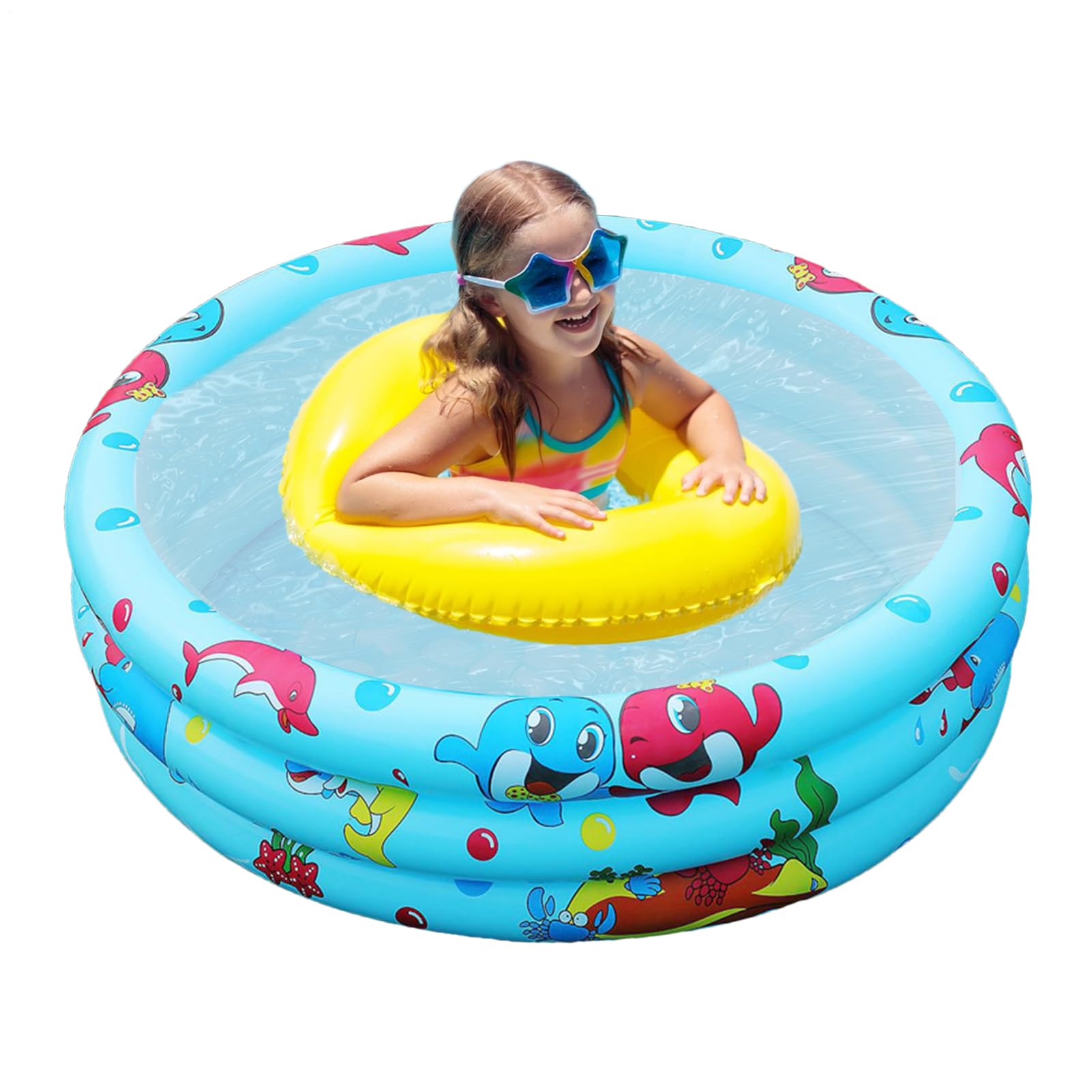 Piscine pour enfants idéale pour s'amuser dans le jardin tout l'été