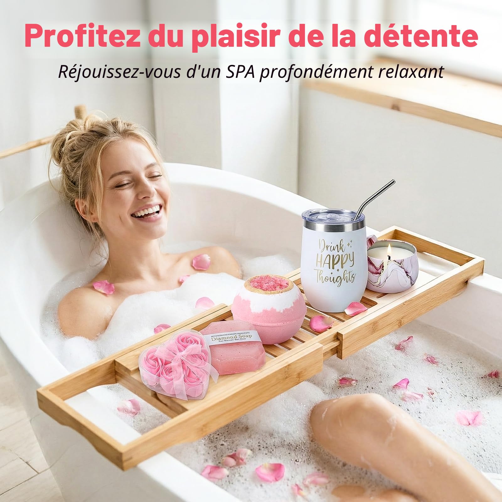 Coffret Cadeau Femme Personnalisé,Coffret Cadeau Femme Anniversaire,Idée De Cadeau Pour Les Fêtes,Idées De Cadeaux D'anniversaire Pour Maman, Petite Amie, Sœur, Collègue