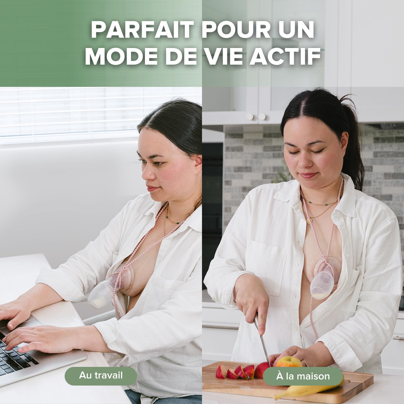 haakaa 100 ML Tire-Lait Manuel, Transparent Tire-Lait en Silicone, Recueil Lait, Sain et Inoffensif, Sauvez Chaque Goutte de Lait Maternel