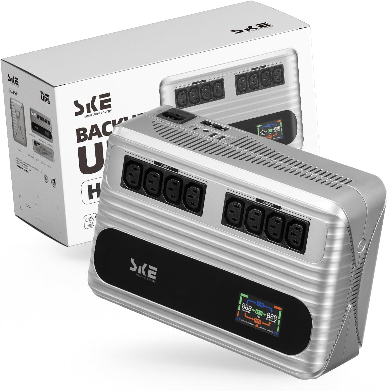 SKE 425VA/240W UPS Gruppo di Continuità per PC Router Modem UPS Gruppo ...