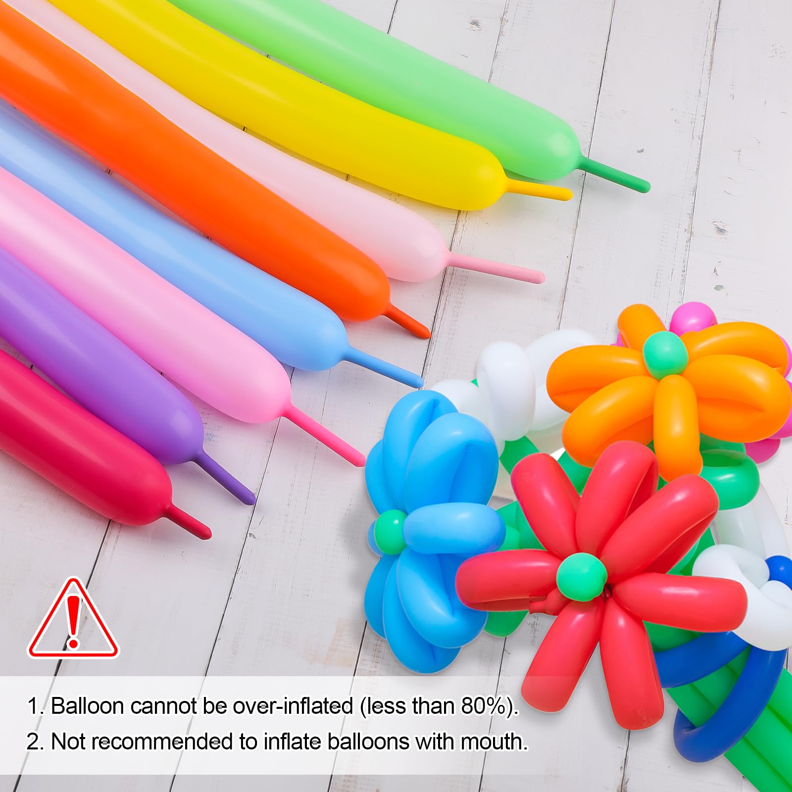 100 Pezzi Palloncini Magici Colorati Misti Per Modellistica Fai Da Te