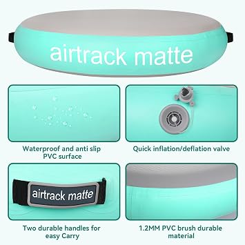 Airtrack Matte Airspot, Circular gymnastics mat 20CM Height Diameter 100CM/140 Inflatable Tumbling Matte Air Barrel