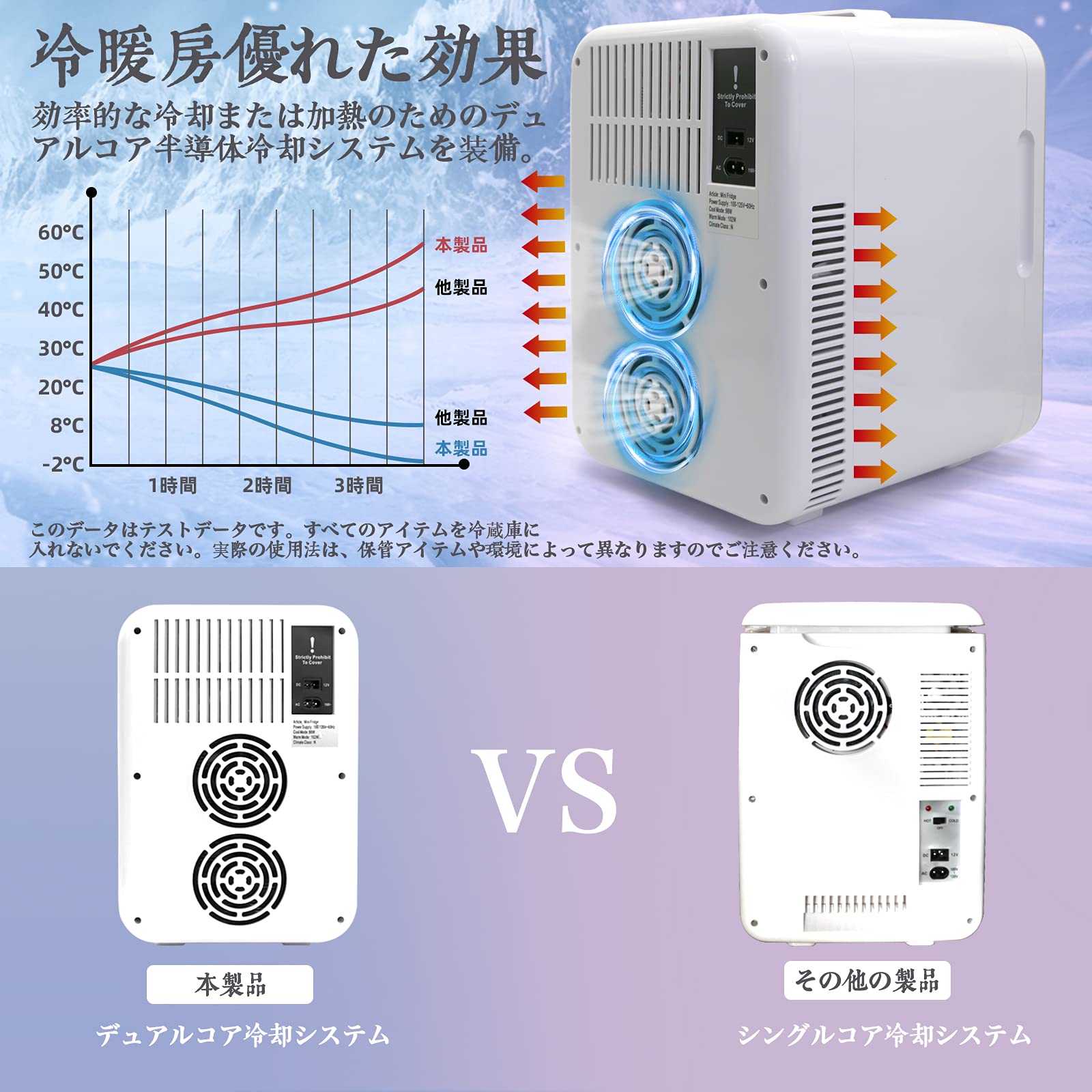 Amazon | Awopee 冷温庫 ミニ冷蔵庫 家庭 車載両用 2電源式 10L 大容量