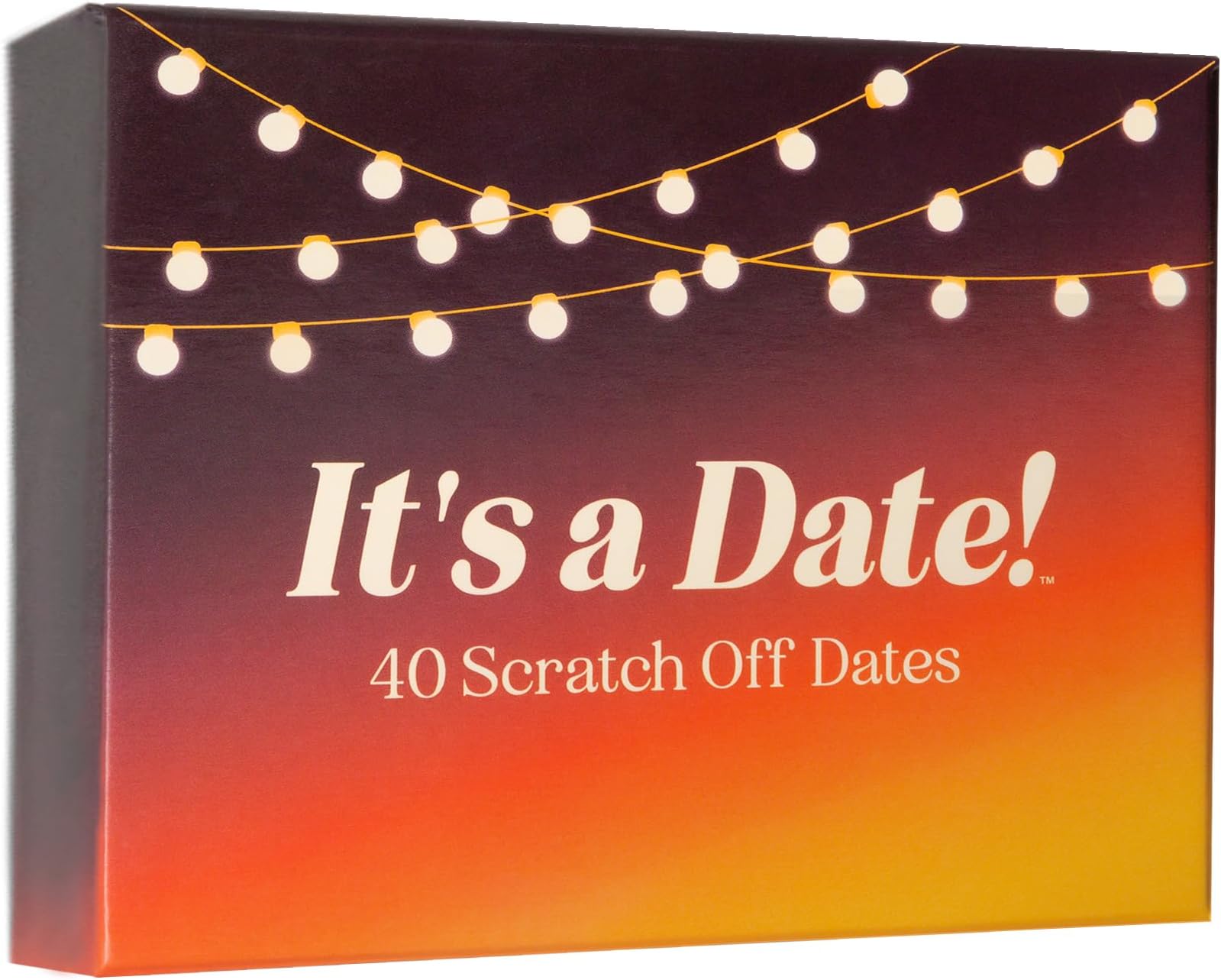 It's a Date!, 40 Fun and Romantic Scratch Off Date Night Ideas for Him, Her, Girlfriend, Boyfriend, Wife, Husband & Couples, Valentine's Gift for Men and Women