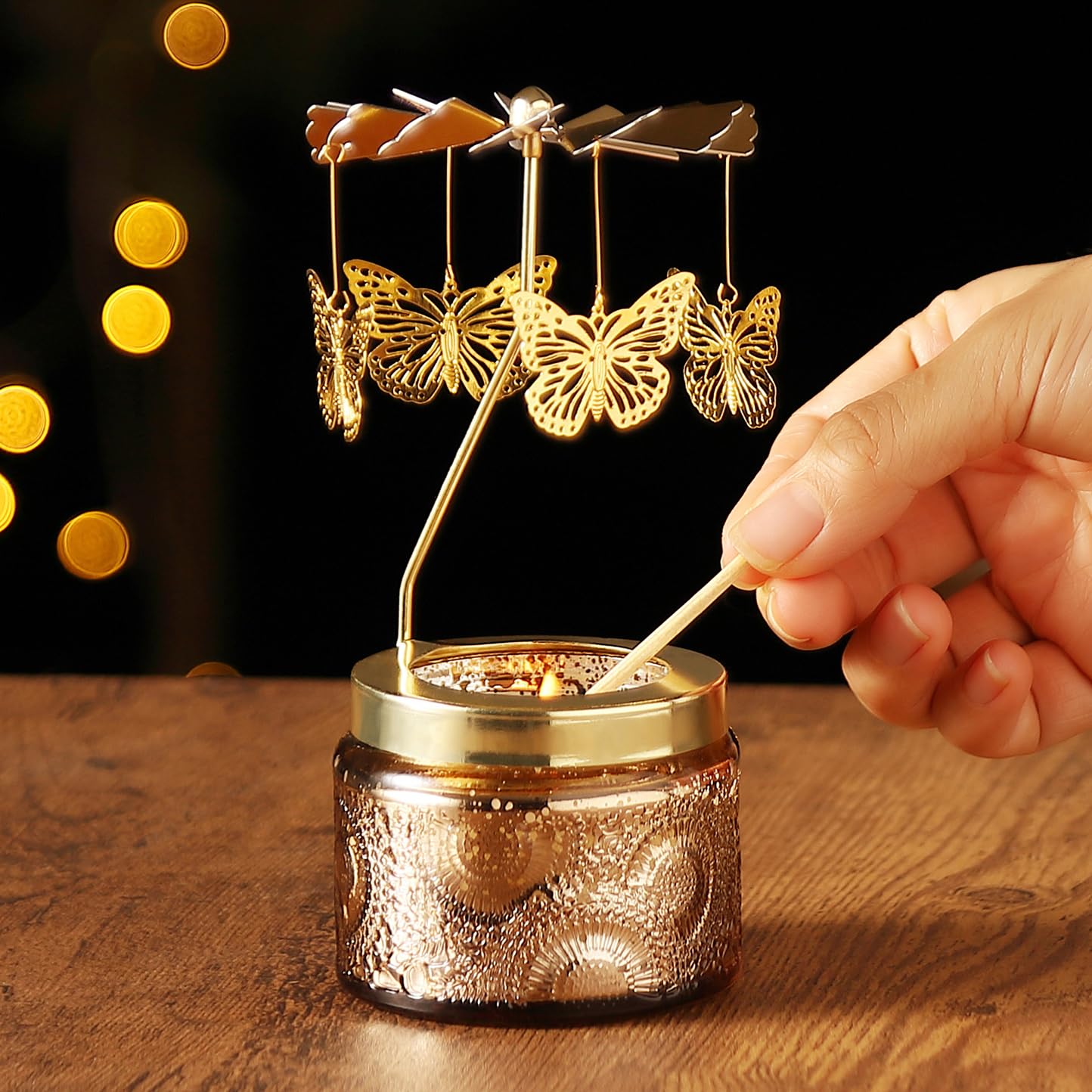Regalos De Vela Para Mujeres, Regalos De Cumpleaños Para Mamá, Hija, Hermana, Esposa, Regalo único De Colibrí Para Amigas Y Mujeres, Velas Aromáticas Giratorias, Regalo Para Navidad, Aniversario, Día