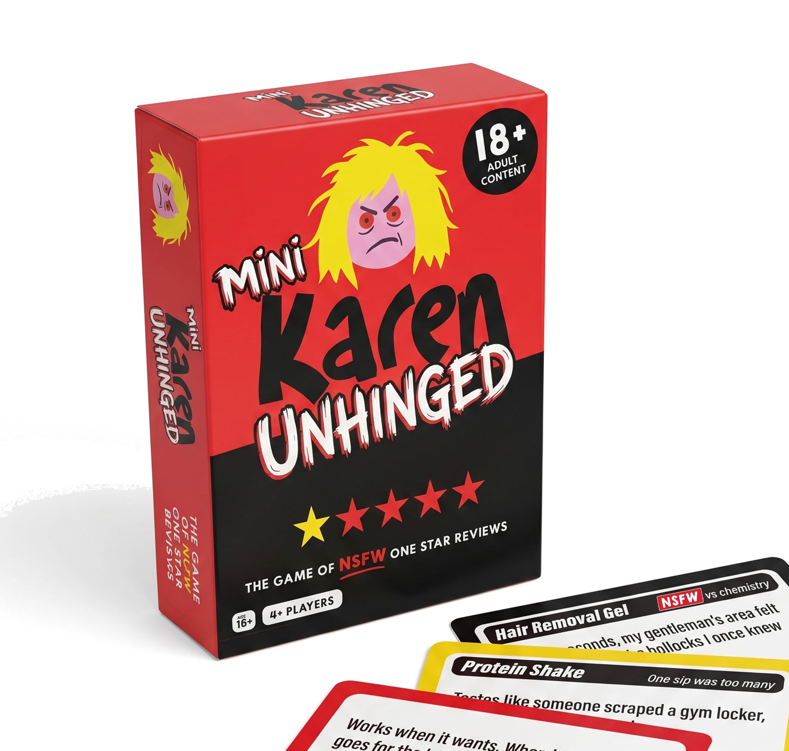 Karen Unhinged Mini: Pocket Bluff & Guess Game, NSFW One-Star Reviews 18+