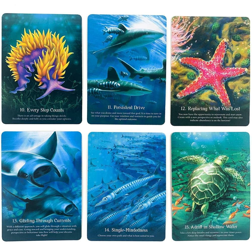 再値下げ　Ocean Oracleカード Amazon.co.jp: ささやきの海オラクルカードタロット,Whispers of the