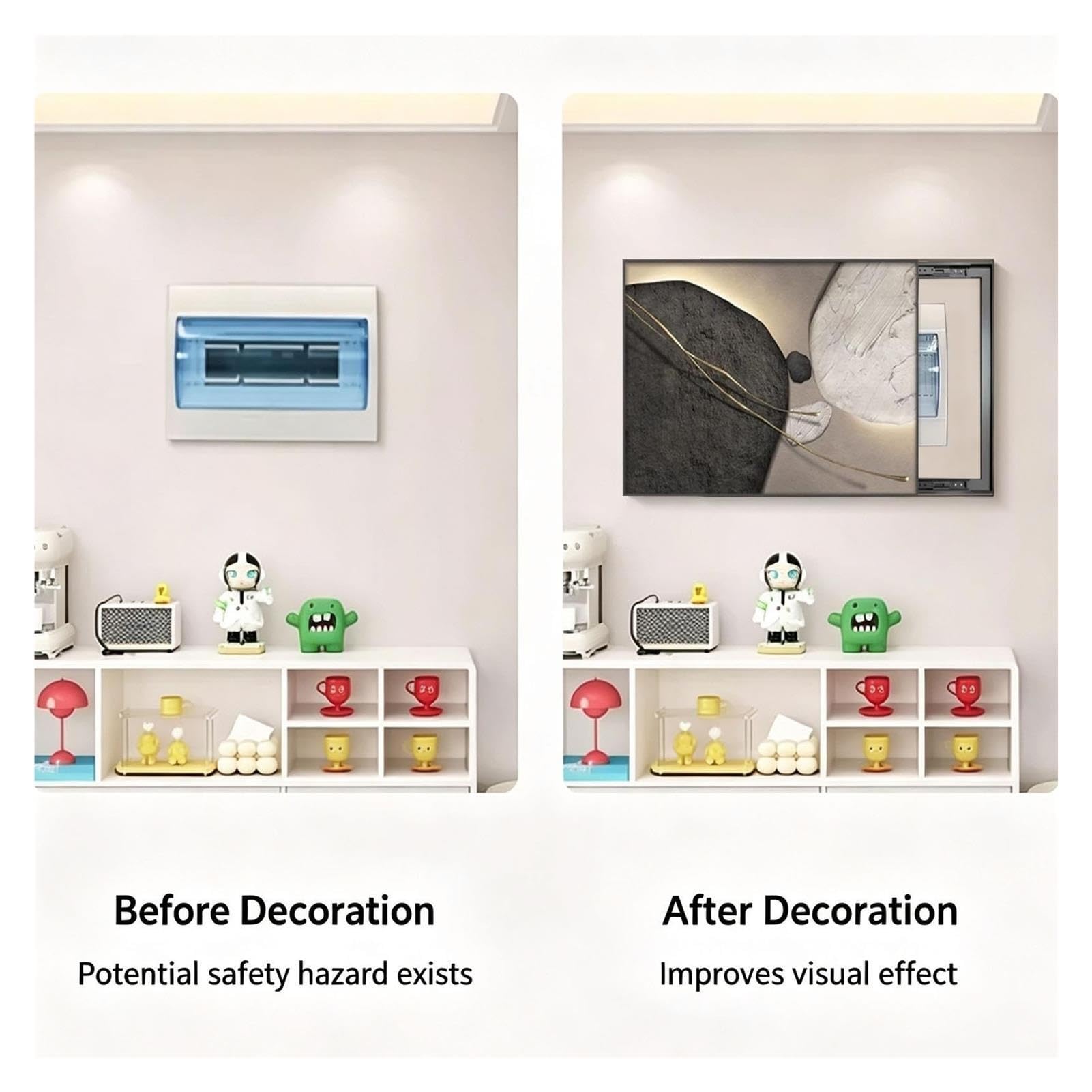 Copertura Quadro Elettrico Decorativa Copertura Del Contatore A Muro