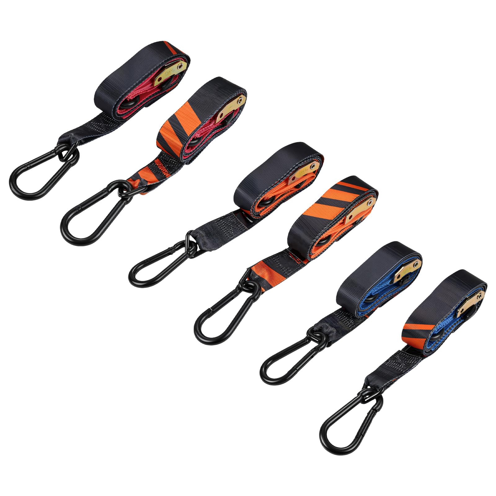 Sangle de sécurité pour Bagages, Sangle tissée de 38mm pour avec Crochets métalliques, Aide à l ' arrimage réglable pour Le Transport