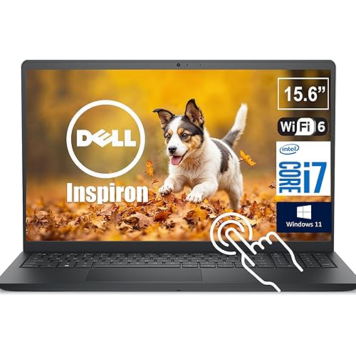 Dell Inspiron 3520 Touchscreen Laptop Computer | 15.6-inch FHD Display | Intel Core i7-1255U Up to 4.7GHz | 32GB DDR4 RAM, 1TB SSD | Intel Iris Xe Graphics | Webcam Privacy Shutter | Windows 11