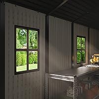 Vista 9 de Patiowell 8x12 FT Outdoor Storage Shed, Plastic Shed Resin Garden Shed with Floor & Window & Lockable Door for Patio Furniture, Backyard Tools