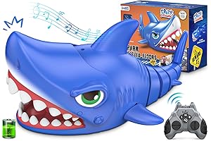 Electric Shark Toy: Realistic Water Biter for Ages 3-8