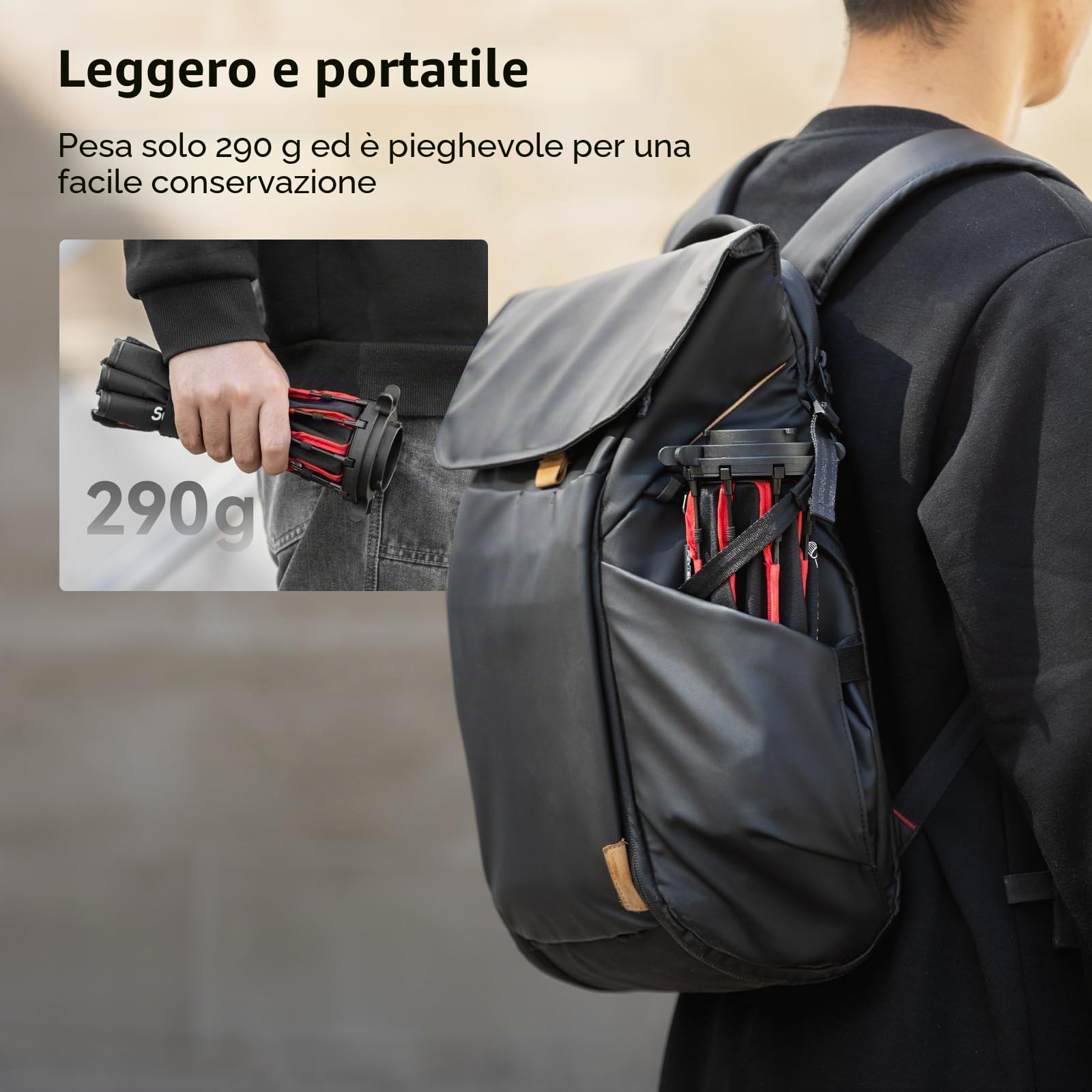 SMALLRIG RA-D30 Mini Softbox Parabolico con Sgancio Rapido, Softbox da 29 cm Compatibile con la Lampada Video LED COB SMALLRIG RC 60B 4376/4518-4358
