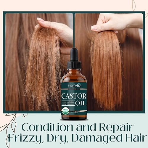 Miniatura 3 de Live Fraiche - Aceite de ricino 2 onzas  tubo de rímel relleno orgánico certificado USDA 100 puro prensado en frío libre de hexano Estimula el