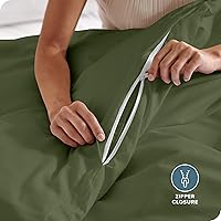 Vista 247 de Bare Home Funda de edredón extra larga – Premium 1800 súper suave – Funda de edredón ligera y fresca – Ropa de cama suave y transpirable