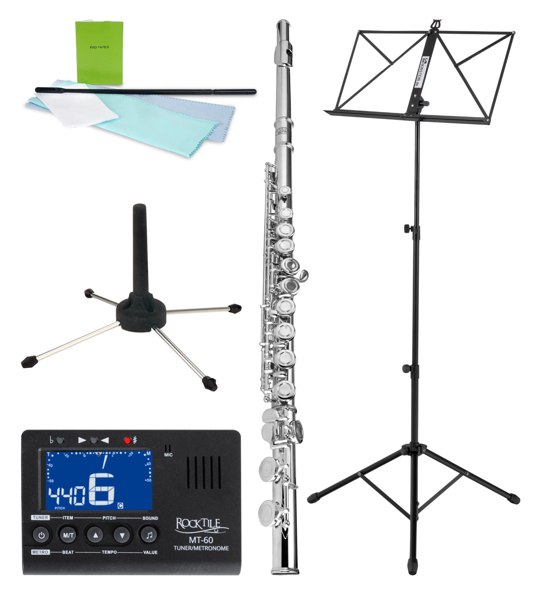 Classic Cantabile FL-200 Flauto traverso Set completo