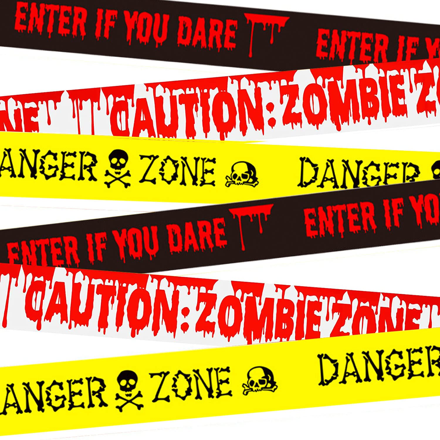Halloween Caution Tape Halloween Tape Zombies Keep Out Warning Tape Halloween Decorations