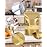 FireKylin 100 Pack Smell Proof Bags 7.9 x 11.8, Resealable Bags with Matte Window, Foil Pouch Stand Up Sealable Bags for Packaging(Gold)