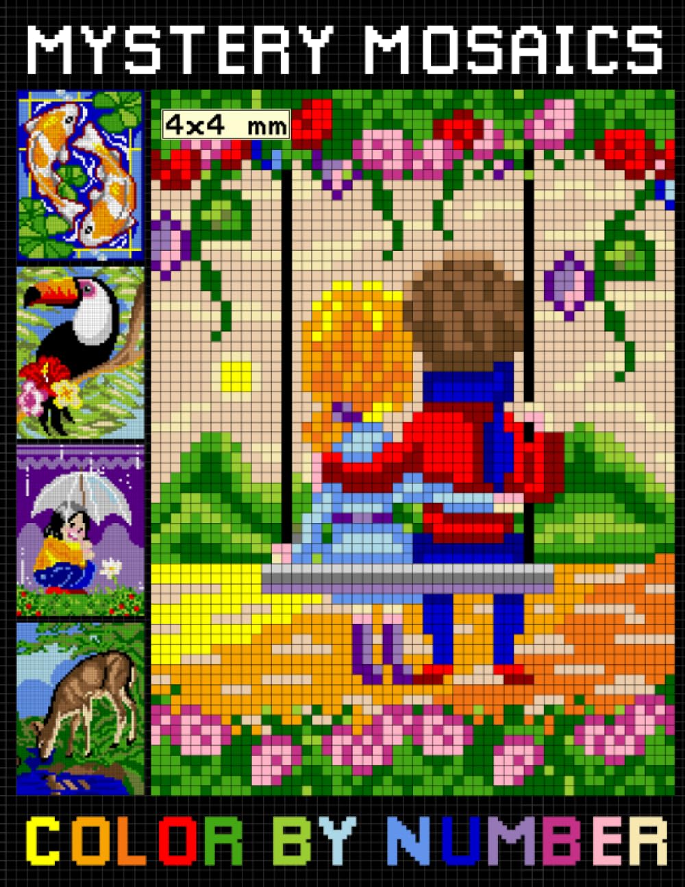 Mystery Mosaics Color By Number: Pixel Art Coloring Book | Color Quest Extreme Challenges to Complete (Mosaic Color By Number for Adults)