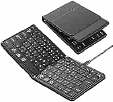 Omikamo 折り畳みキーボード bluetooth JIS標準日本語配列 Amazon | 【最新型】Omikamo キーボード bluetooth 折り畳み式