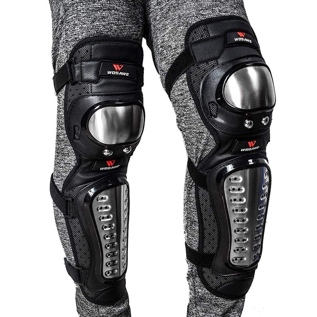 1 Paio di Ginocchiere per Moto Ginocchiere per Motocross Protezioni per Moto Ginocchiere per Motociclismo Protezioni di Sicurezza tutore da Gara Durevole