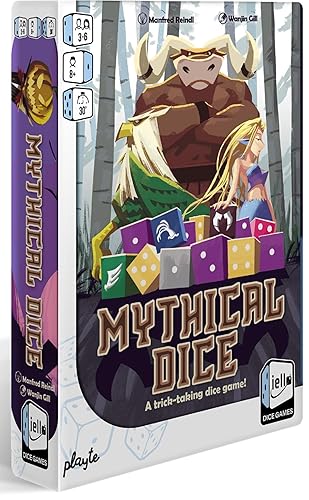 IELLO: Mino Dice - Family Bidding Board Game, Trick-Taking Dice