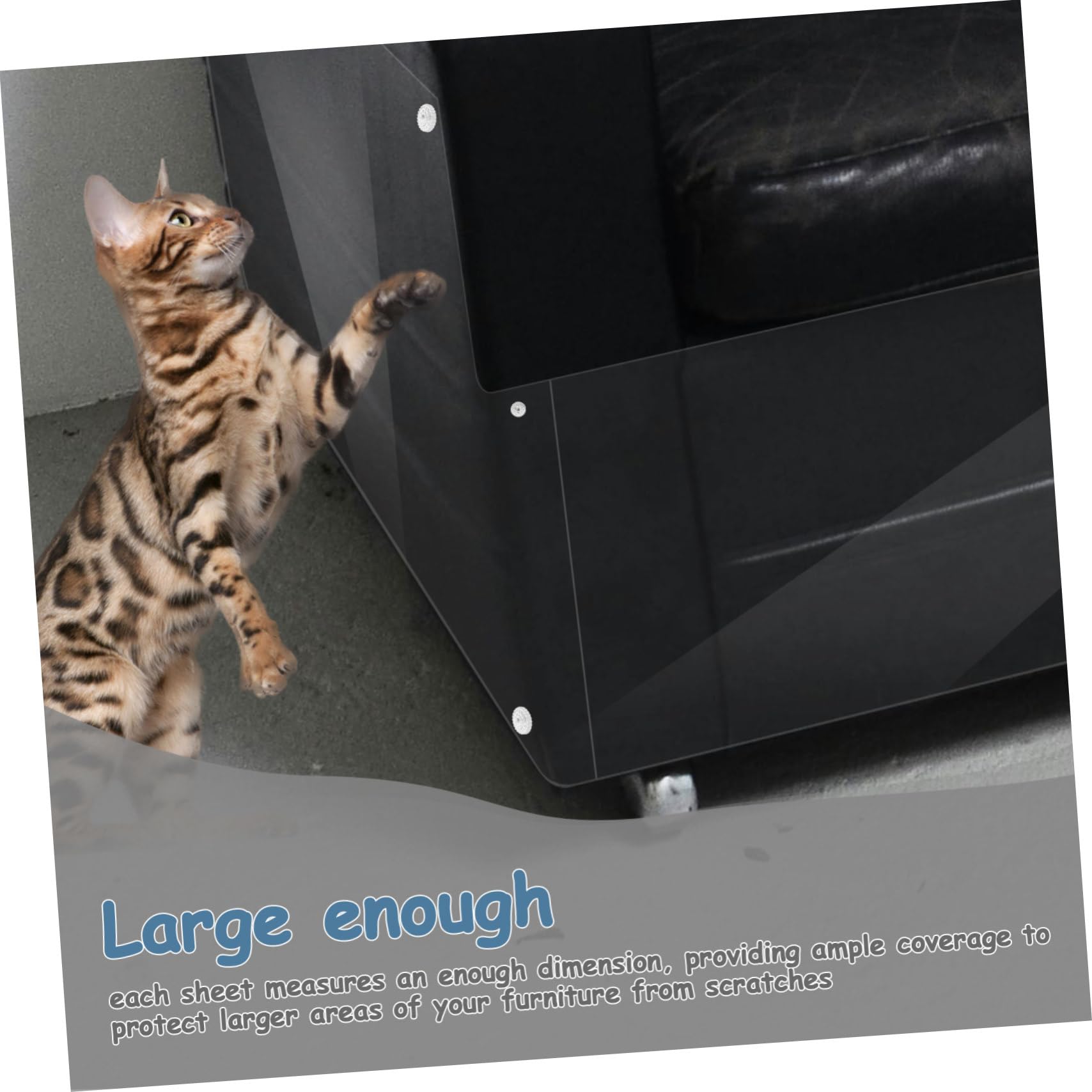 Katzenkratzschutz für Möbel Transparent 15 Stück PVC 30x45 cm