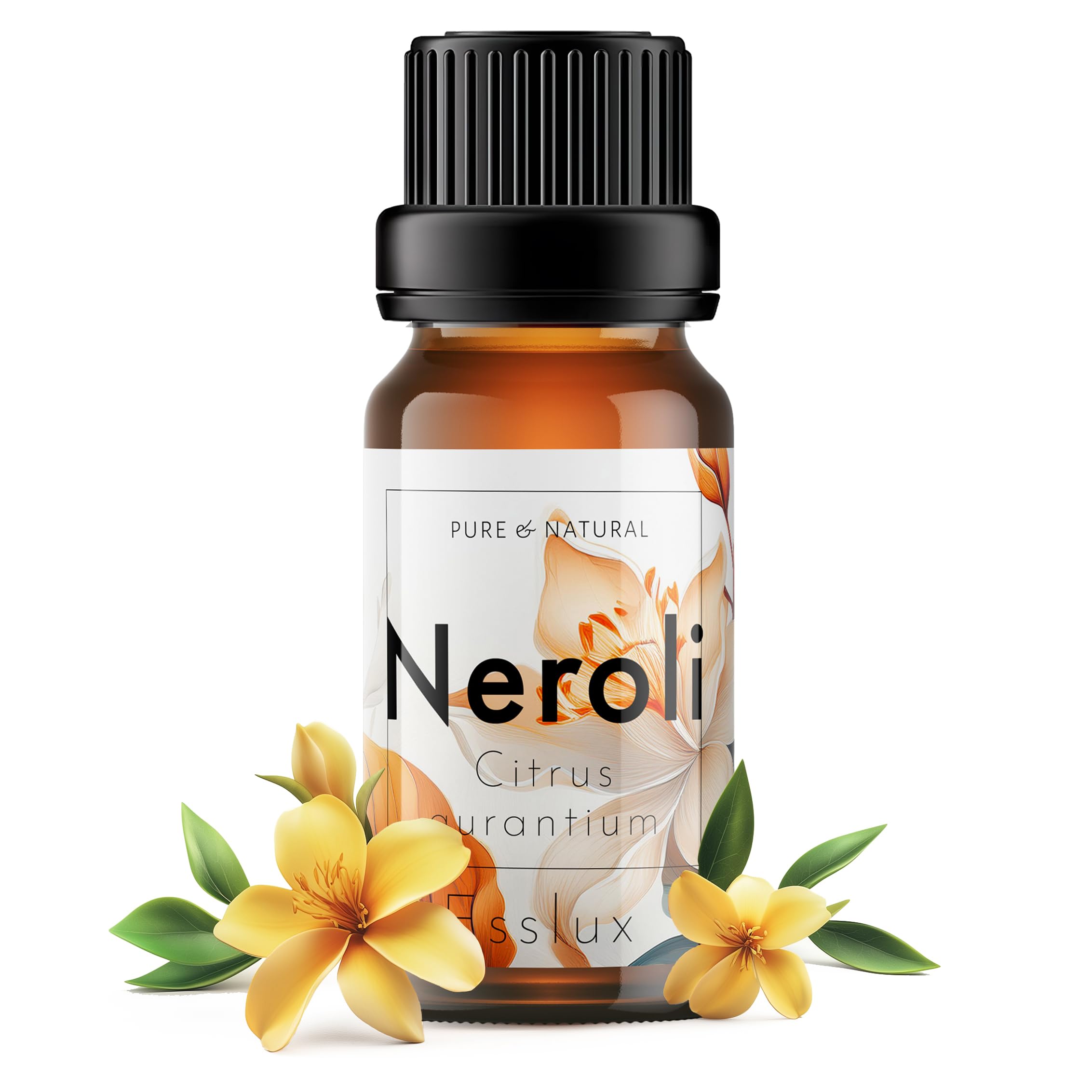 Esslux Neroli Essential Oil - Boosts Sleep Quality and Moisturizes Skin - Neroli Oil for Relaxing Bedtime - 100 Therapeutic Grade for Aromatherapy and Topical Use - 10ml-image-8