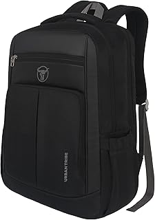 urban tribe Chrono Laptop Backpack 30L,Lightweight 450g, Fits 15.6 Inch Laptop, Water-Resistant College & Office Bag with Dedicated Laptop Compartment, Organizer Pockets & Key Holder -Black-picture-55