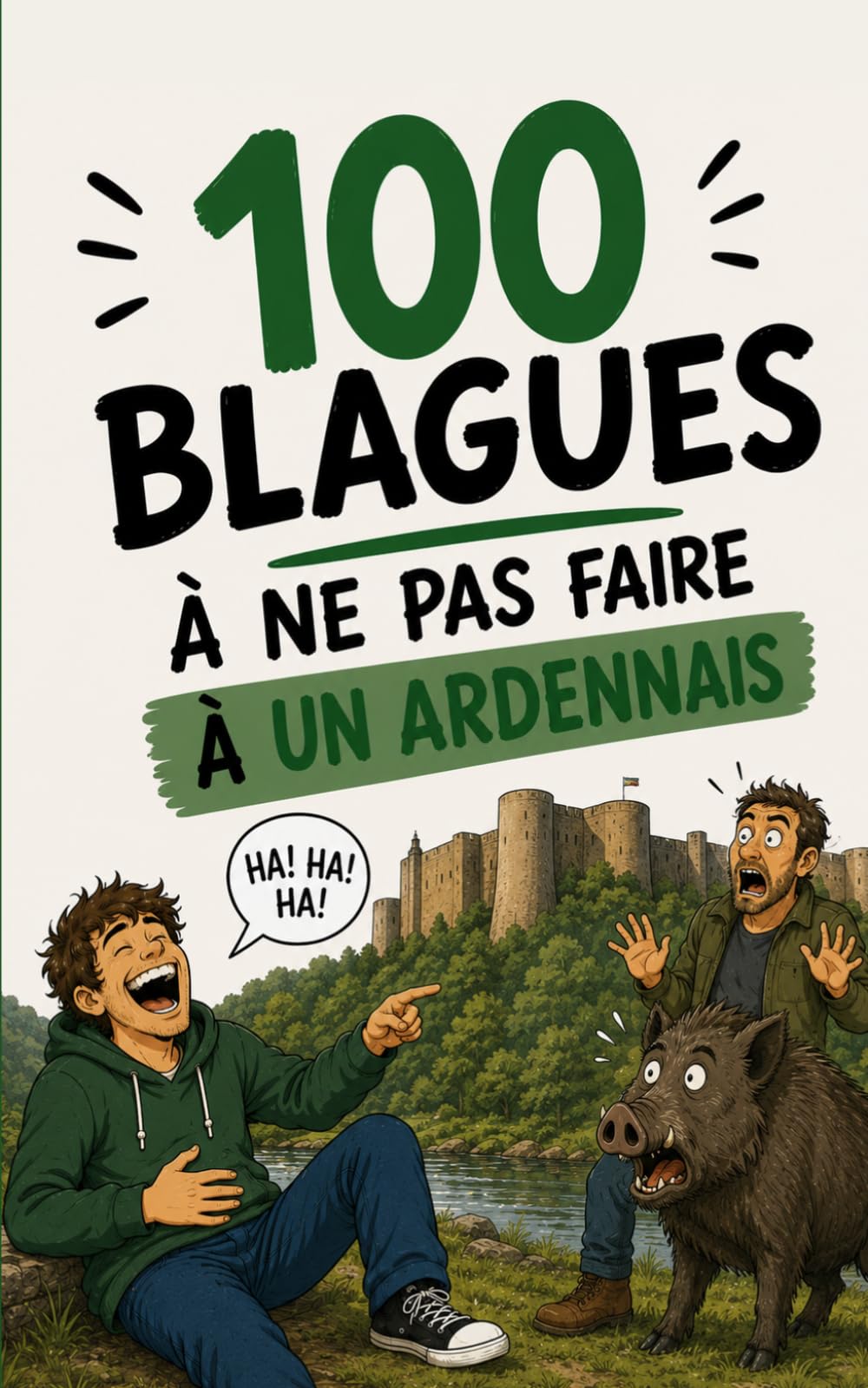 100 blagues à ne surtout pas faire à un Ardennais: Le guide de survie de Charleville à Sedan. Humour, sangliers et légendes : le cadeau idéal pour les ... frileux. (100 blagues à ne pas faire à...)