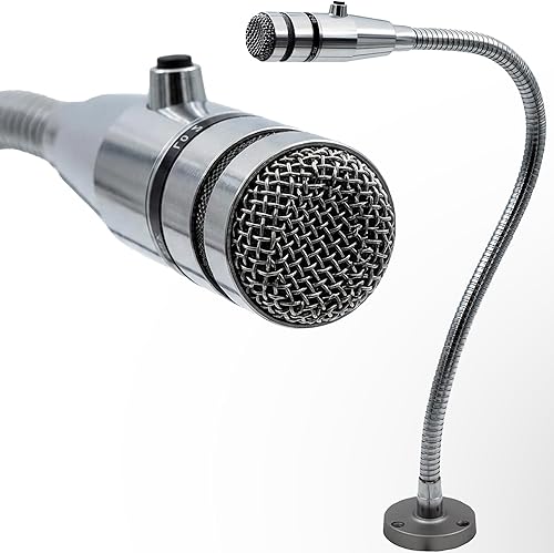 Miniatura 2 de REBUILD SKILLS Push-to-Talk Microphone RBX-515SBG-18X Compatible with Shure 515SBG-18X for use in Restaurants Grocery Store Drive Thru - 20"