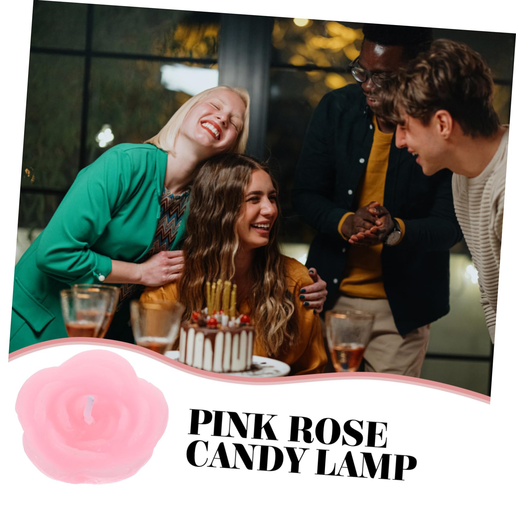 Zerodeko 18pezzi Candele Galleggianti Rosa Per Decorazioni Nuziali e Feste Candele Fluttuanti Aromatiche Per Atmosfere Romantiche e Arredamento Domestico