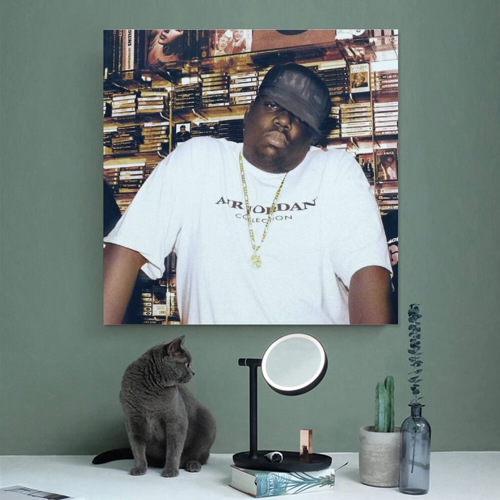 RAP MADE ヒップホップポスター ビギー 浮世絵風 額縁付き RAP MADE ヒップホップポスター ビギー 浮世絵風 額縁付き RAP MADE