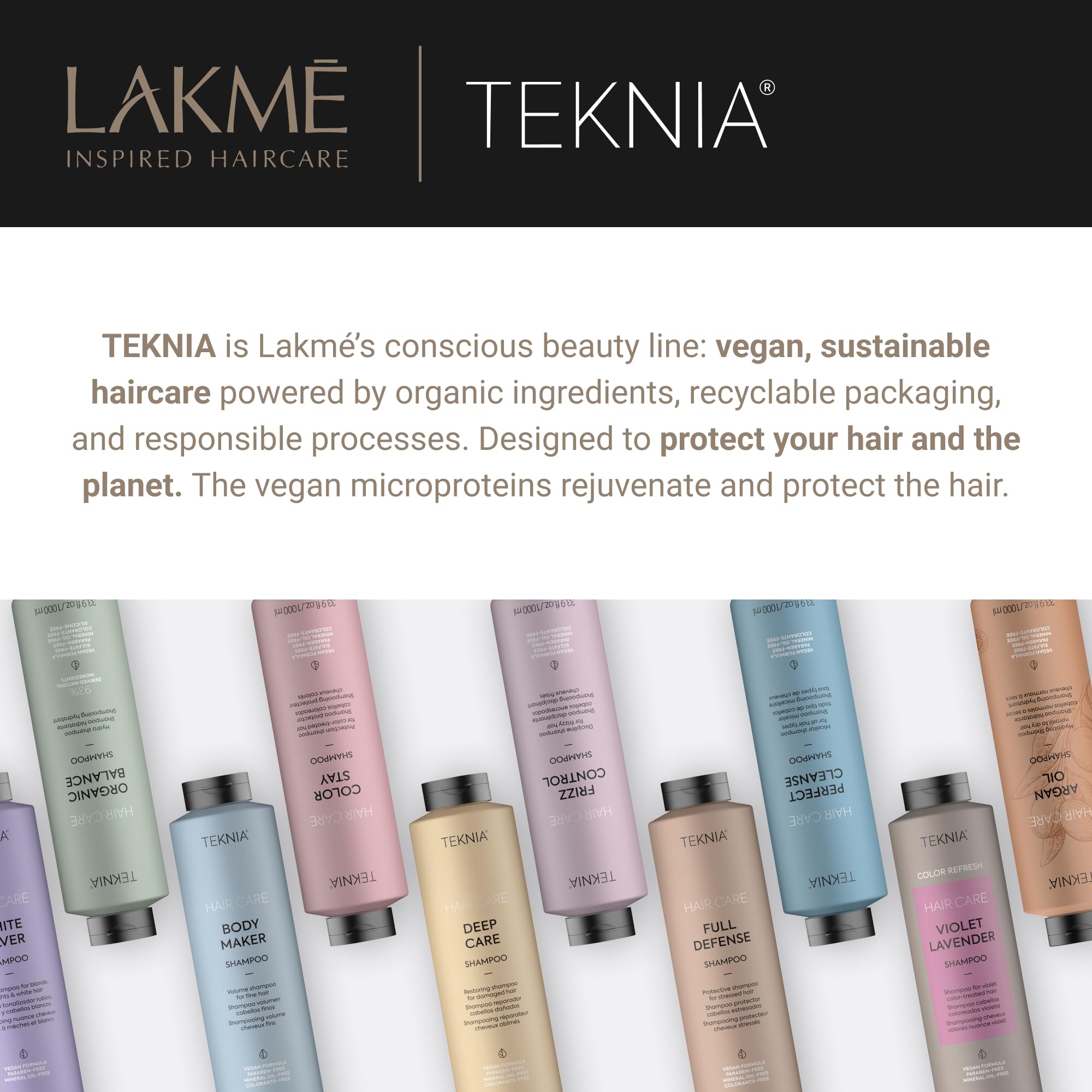 Lakmé Teknia Hair Care Body Maker szampon 600 ml