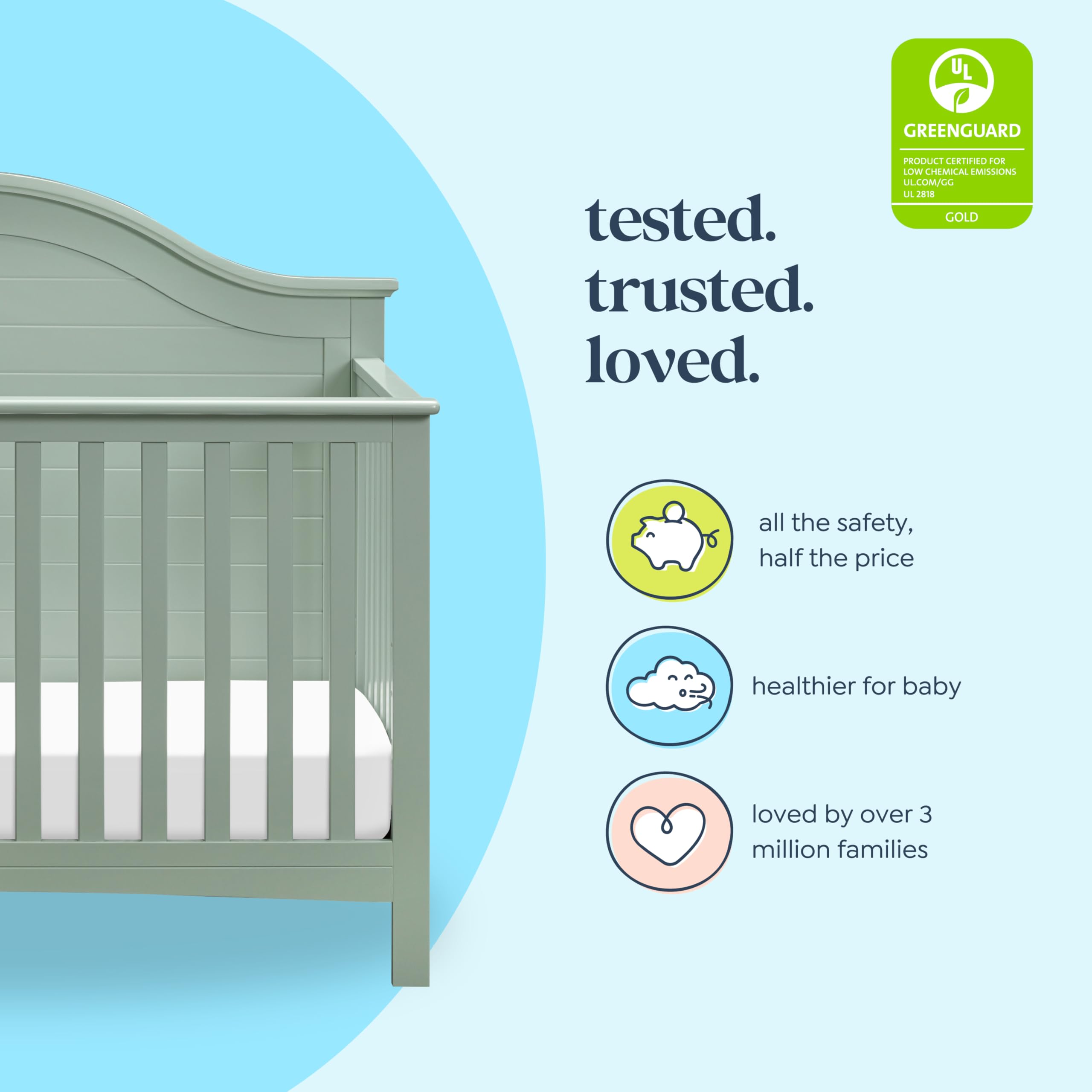 　バード　 baby, light green Amazon.com : Carter's by Davinci Nolan 4-in-1 Convertible Crib in