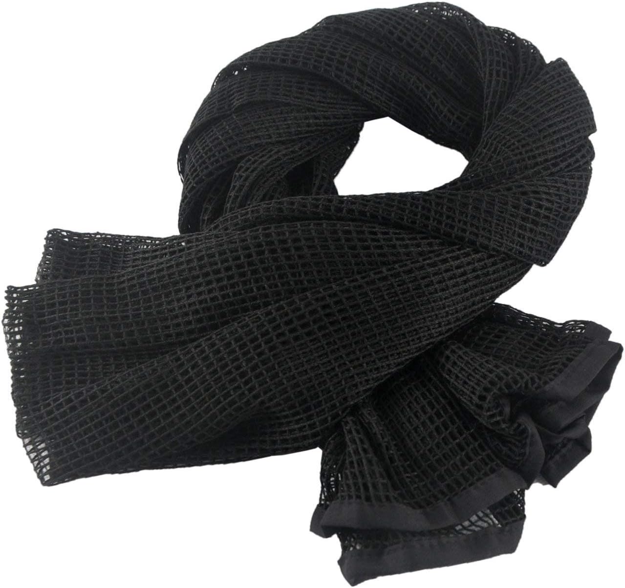 Sniper Veil Scarf Tactical Mesh Net Military Multifunctional Head Face Wrap for Hunting Shooting Wild Photography 180x80cm Camouflage