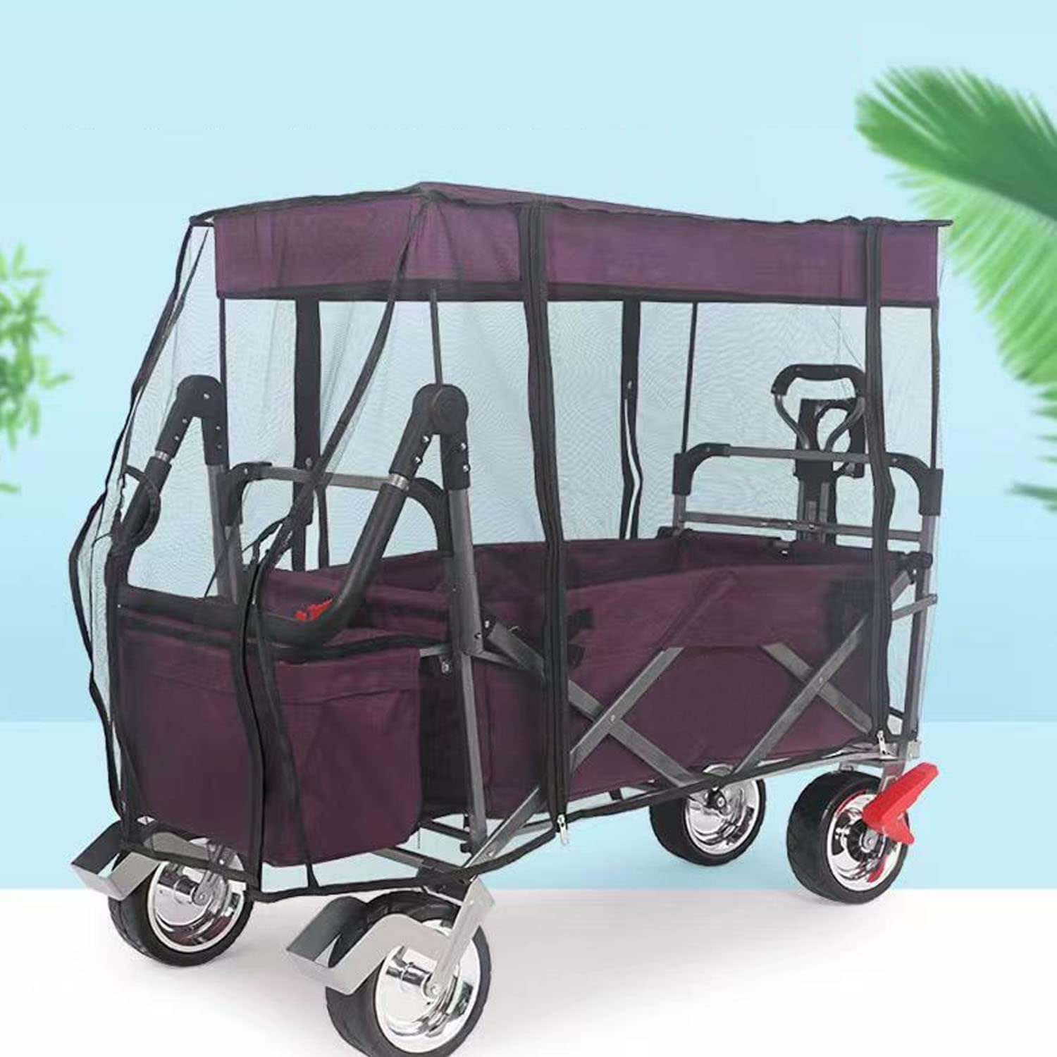 Copertura per Zanzariera Pieghevole per Carro Accessorio Perfetto per Il Campeggio All'aperto Giardino da Picnic per La Maggior Parte dei Passeggini