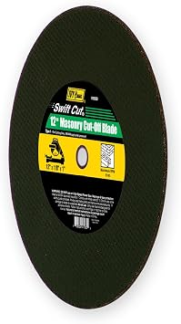 IVY Classic 41030 Swift Cut 12-Inch x 1/8-Inch x 1-Inch Arbor, Masonry Cut-Off Blade for Chop Saws, 1-Piece
