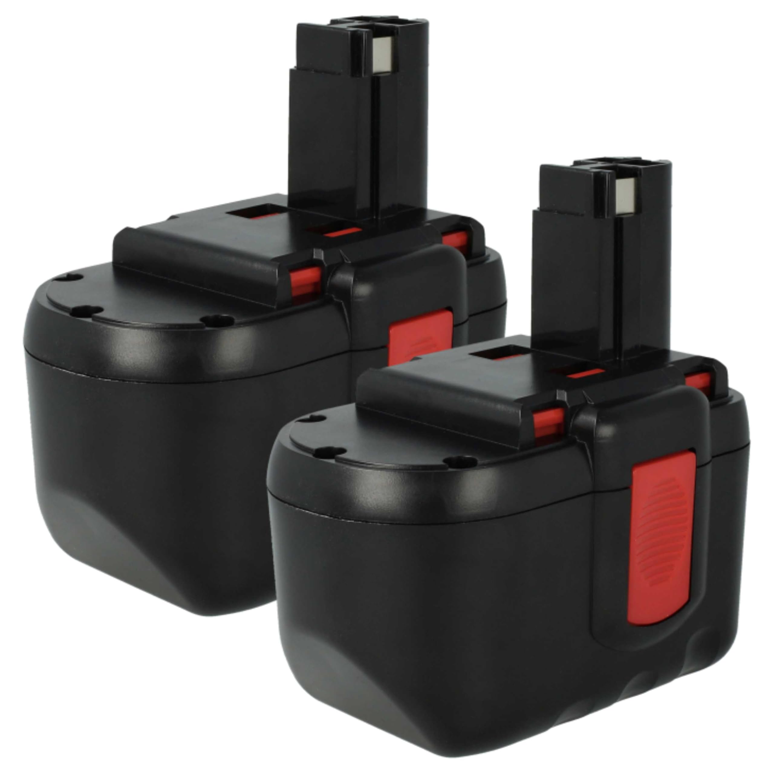 vhbw 2X Batterie Compatible avec Bosch GBH24VF, BACCS 24V, GBH-24V, 52324B, GKS 24V, GCM24V, GKG 24V Outil électrique (3000 mAh, NiMH, 24 V)