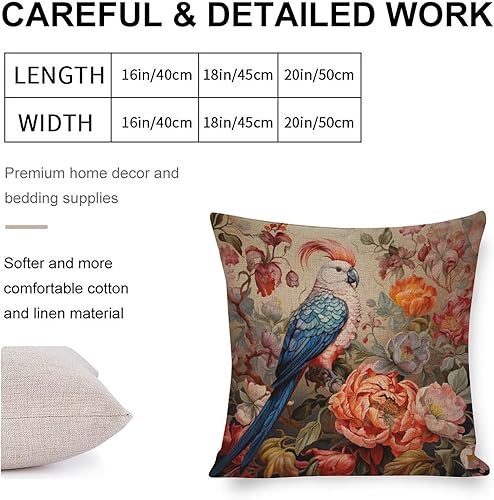 Miniatura 9 de MaSiledy Fundas de almohada elegantes con hojas color burdeos, fundas de almohada de granja color burdeosdorado, fundas de almohada de 20 x 20