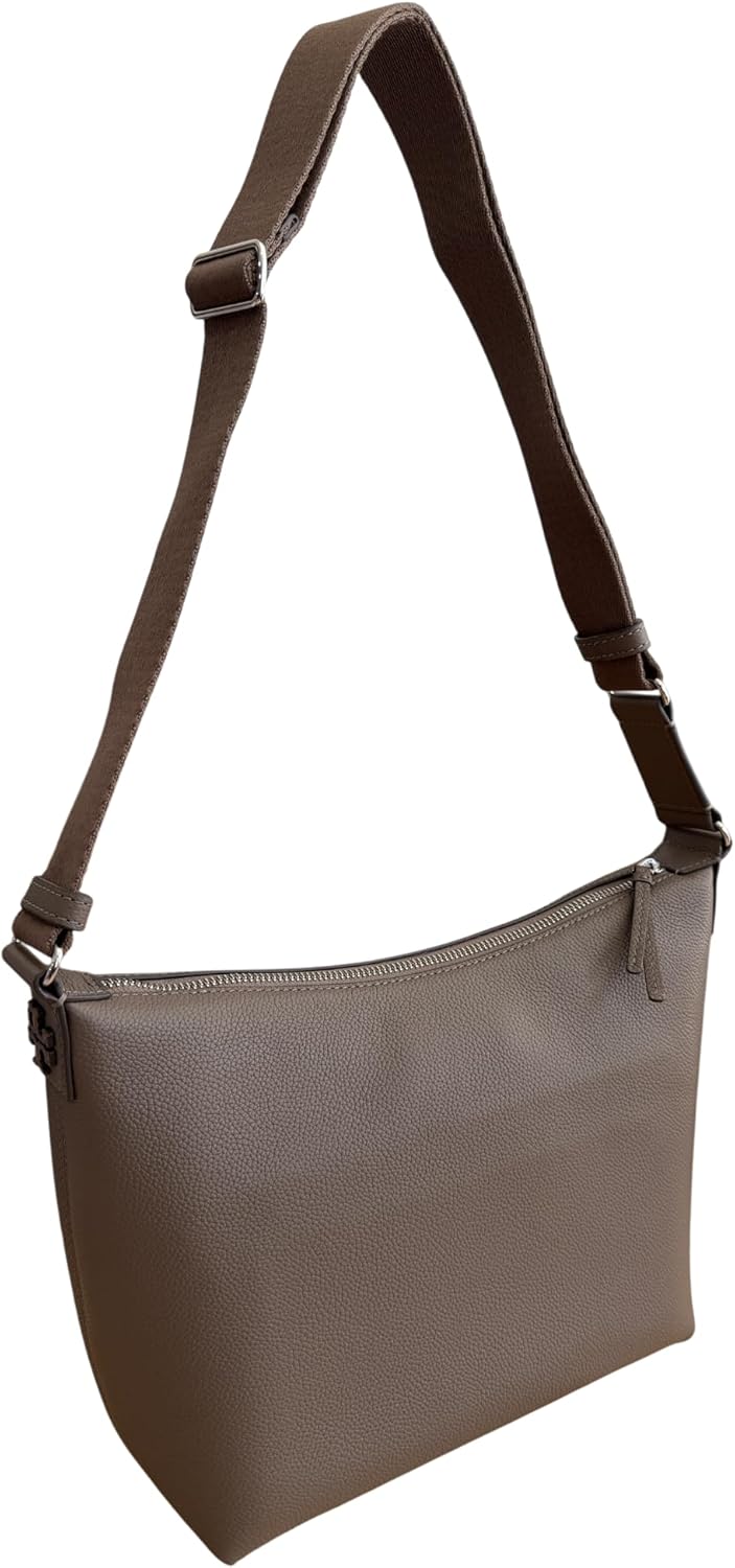 Tory Burch Women's Pebbled Leather Thea Slouchy Crossbody Bag - Image 6