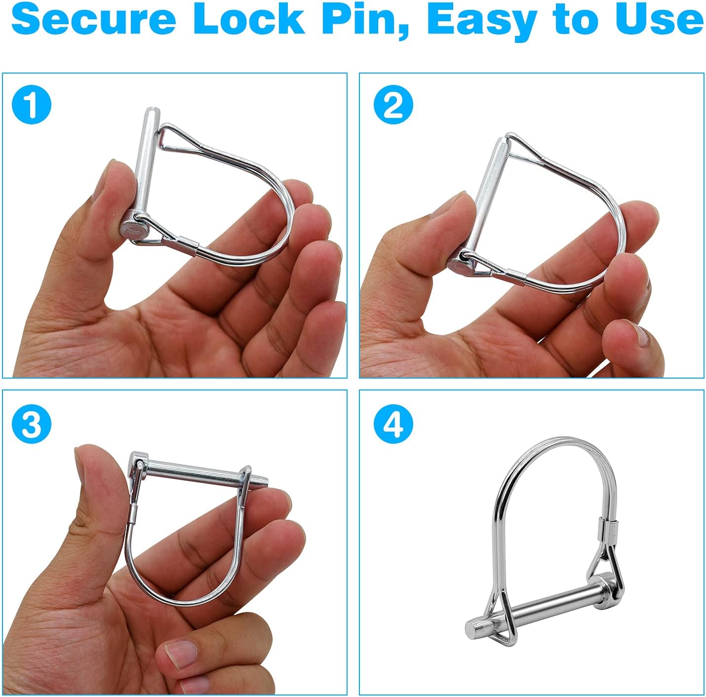 Thinvik 12.2MM Steel Hitch for Burley Trailer, Baby Bike Trailers Replace Attachment  Kids Burley Bee Bike Trailer Hitch Coupler Attachment   Children Trailers Adapter Replacement Connector Photo