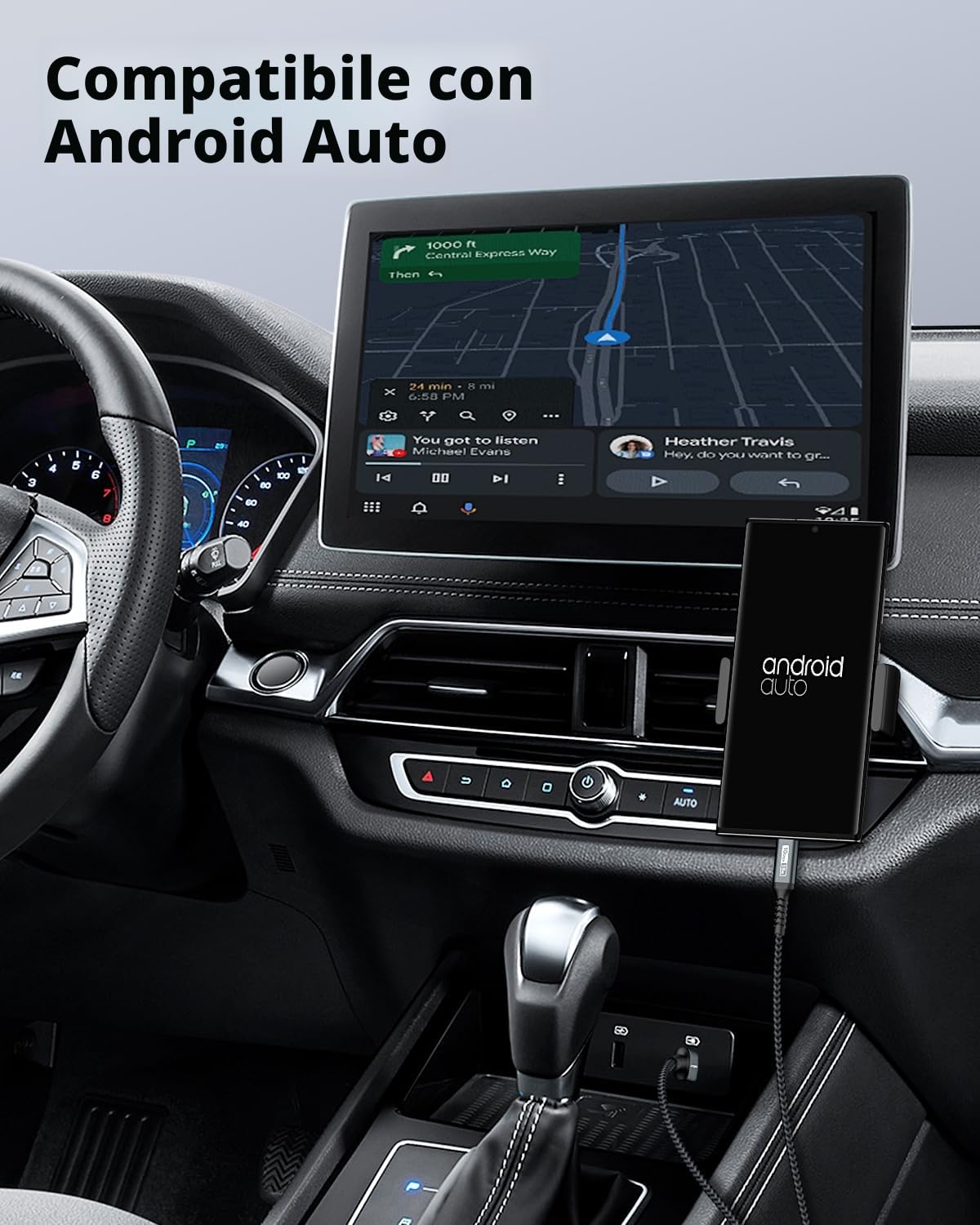 SUNGUY Cavo USB Type C, 0.3M 10Gbps USB 3.1 Gen 2 Cavo USB C Compatibile con Samsung Galaxy S21A52, Redmi Note 11,SSD, Android Auto-Grigio