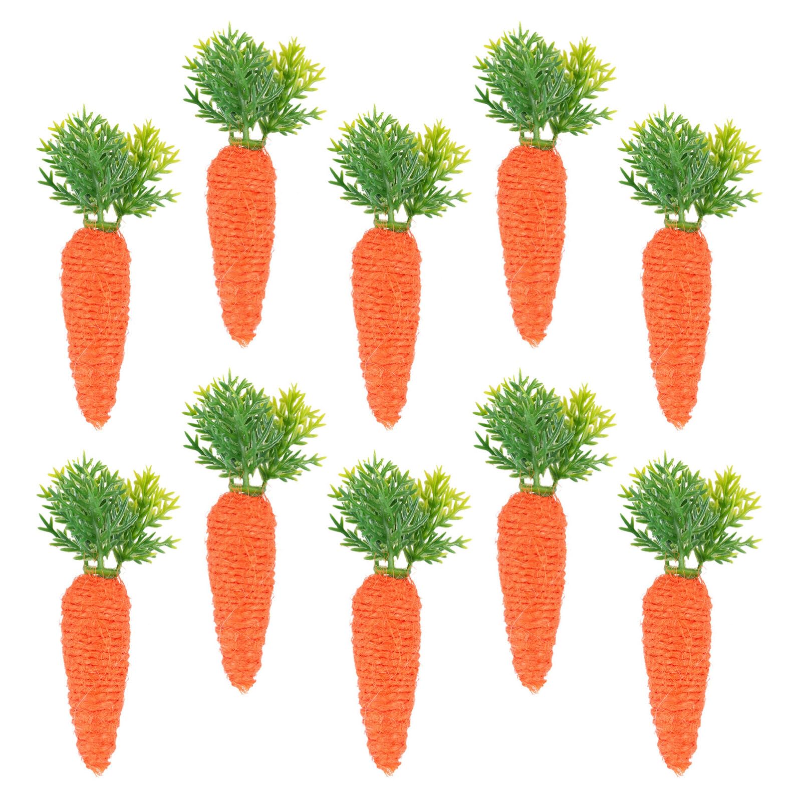 Mini zanahorias artificiales para decoración de Pascua y verduras falsas de simulación
