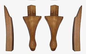 Amazon.com: Generic Queen Anne Chair Legs 4-Piece Set (WL-317) : Tools ...