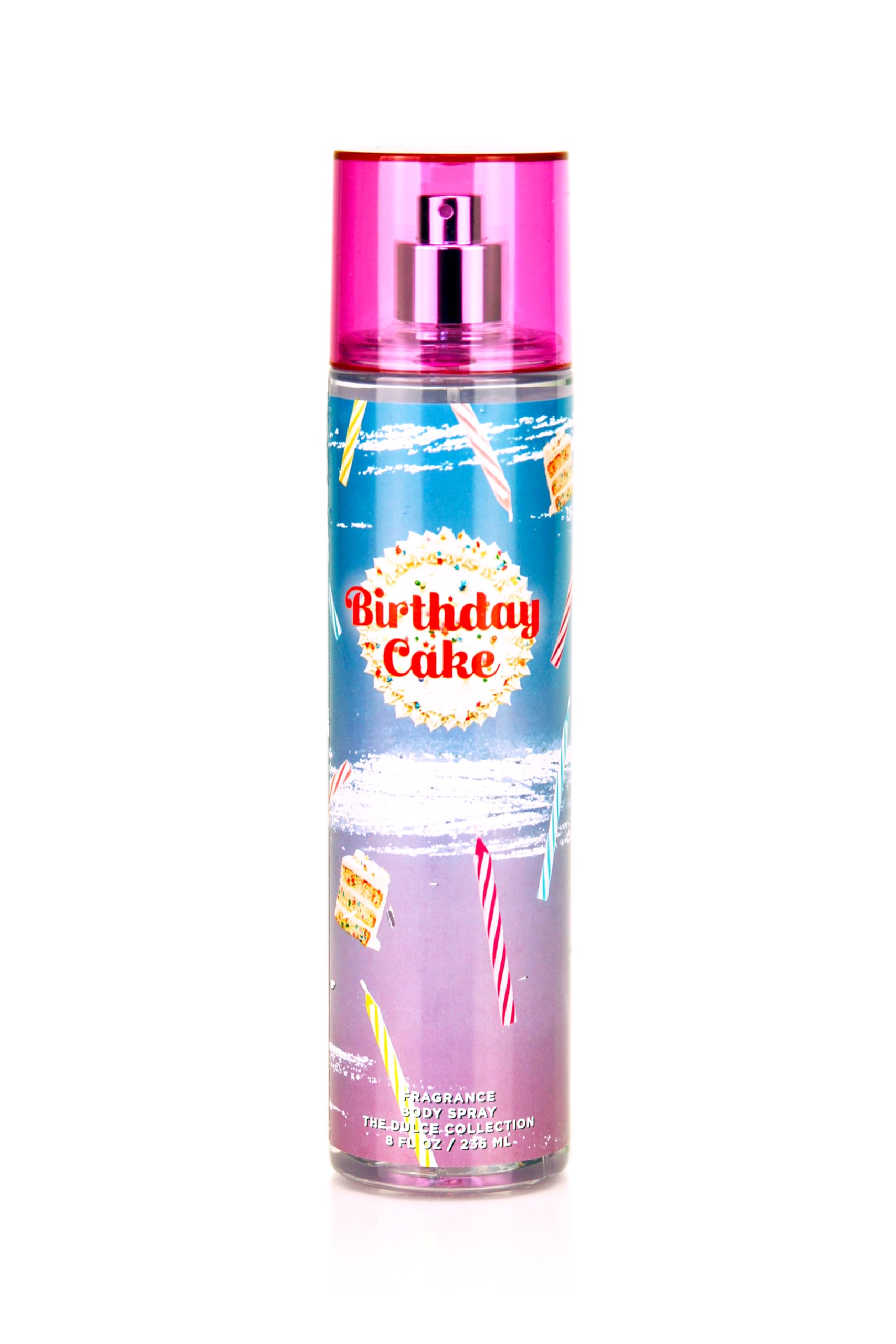 So French Body Mist for Women – Long-Lasting Body Spray – Refreshing Scented Perfume Fragrance – 8 Fl Oz (Birthday Cake!)