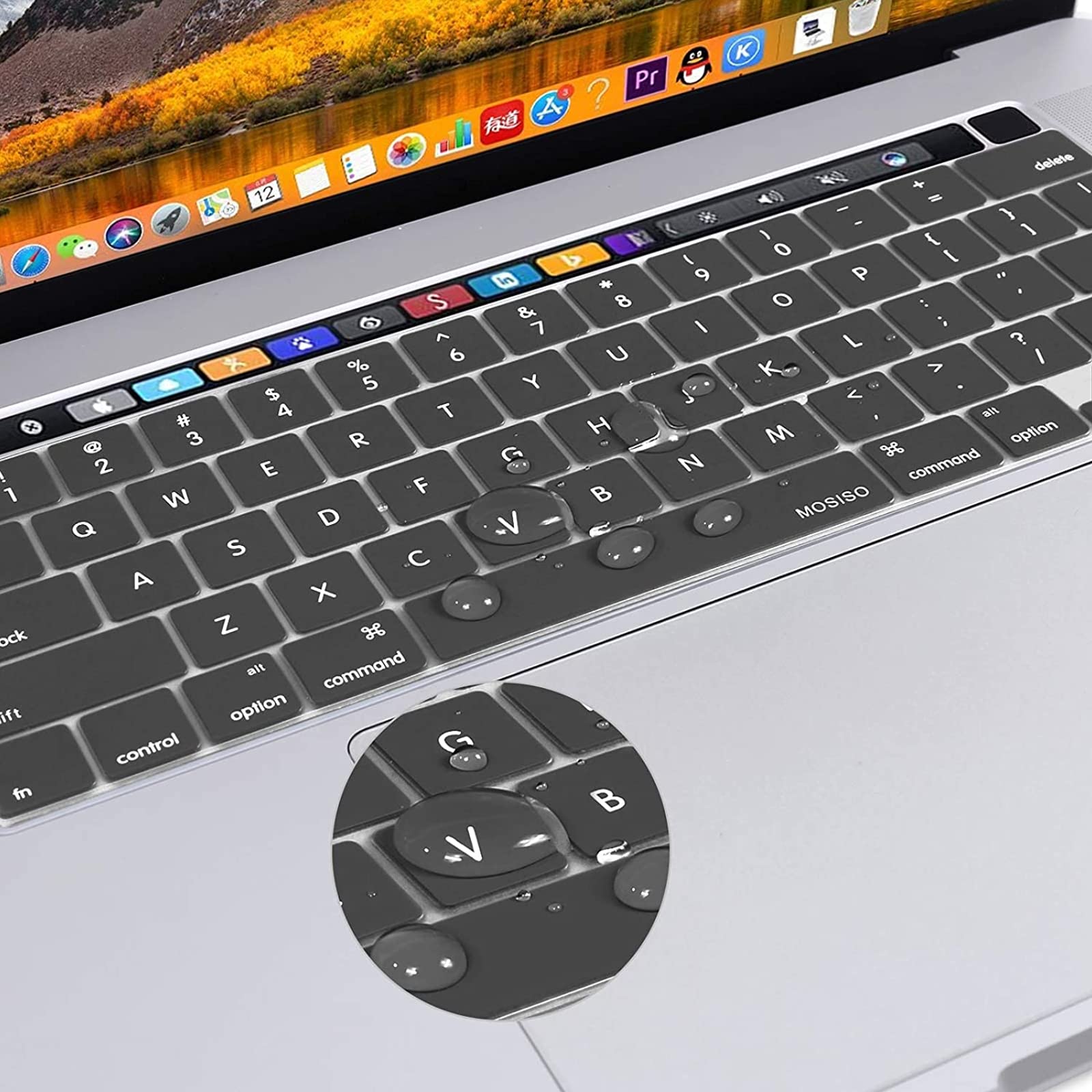 Amazon.com: MOSISO Keyboard Cover Compatible with MacBook Pro 13