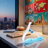 Vista 4 de JJLFresheners Cepillo de dientes plegable de viaje, mini cepillo de dientes portátil con cerdas medias suaves para acampar Diseño útil Cepillos