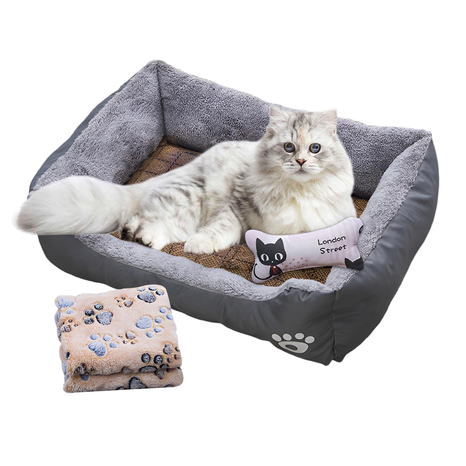 Tapis rafraîchissant pour chien avec lit coussin modulable et doux