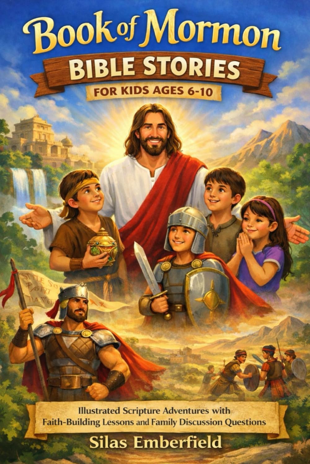 BOOK OF MORMON BIBLE STORIES FOR KIDS AGES 6-10: Illustrated Scripture Adventures with Faith-Building Lessons and Family Discussion Questions
